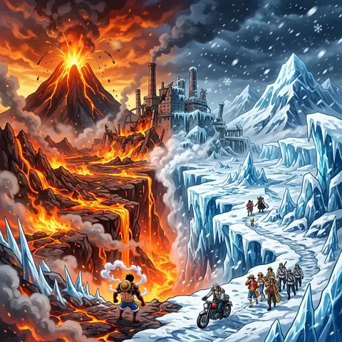 Punk Hazard: Burning Lands